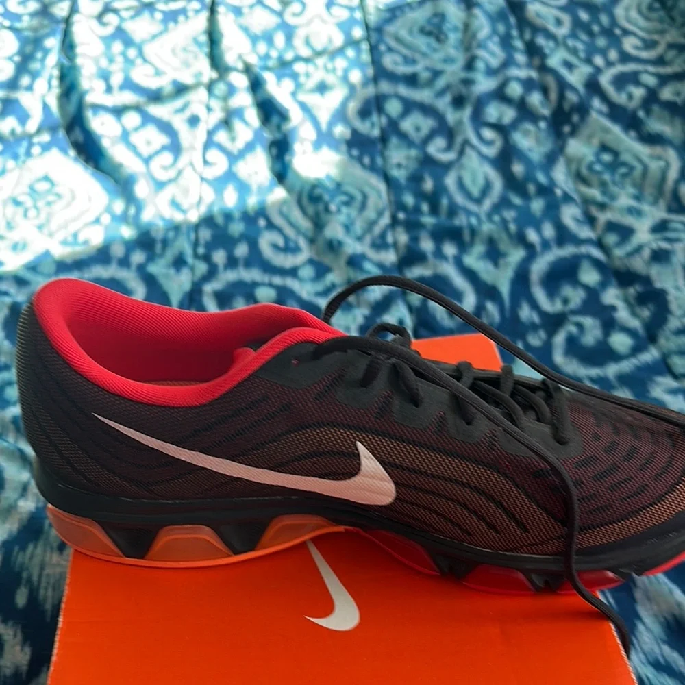Nike Orange Athletic Shoes Air Max Tailwind 6